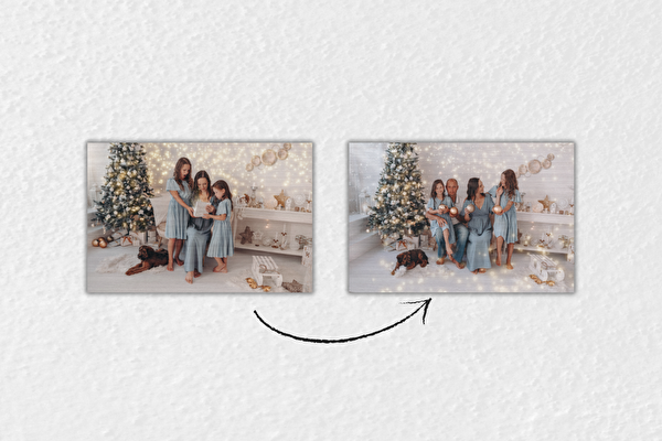 Dwustronny druk na drewnie 40x30 cm z własnego zdjęcia